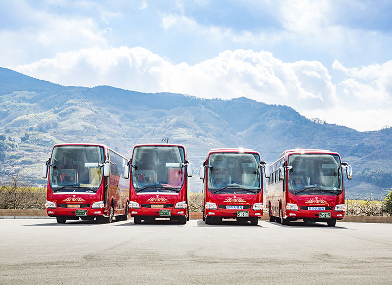 充実した設備や装備で移動時間も快適