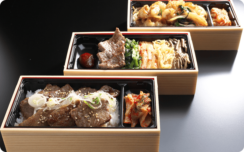 「飛騨牛の焼肉弁当」2,000円。前日までに電話で予約を