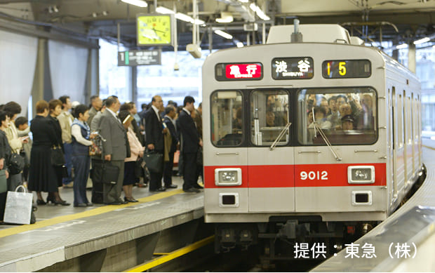 （2004年撮影）東横線9000系 渋谷駅