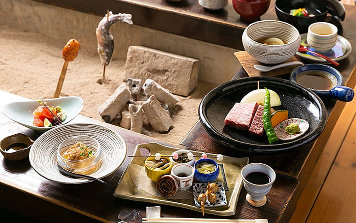 囲炉裏端料理