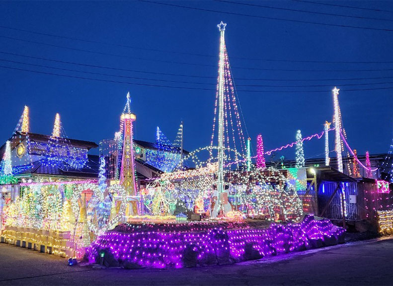 鉾田市の冬の風物詩イルミネーション
