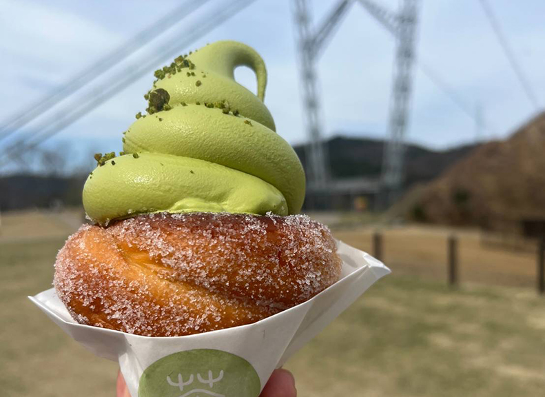 芝生で日なたぼっこの“テイクアウト日和”