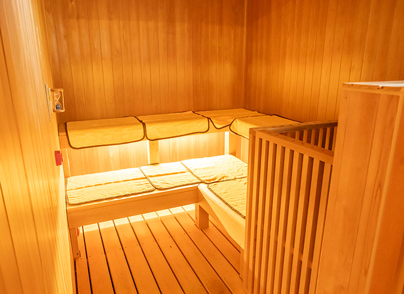 新鮮な空気と豊かな水王道サウナの癒やし