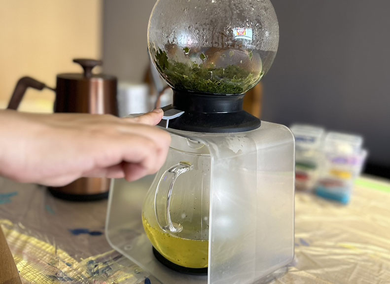 自分の茶器で味わうここならではの体験