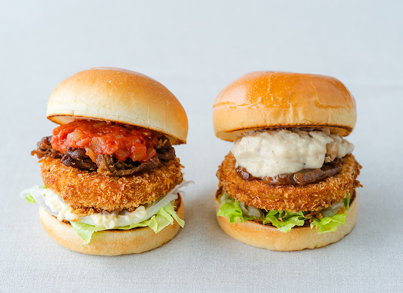 タマネギたっぷり話題のご当地バーガー