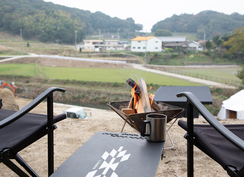 ホタルが舞うキャンプ場