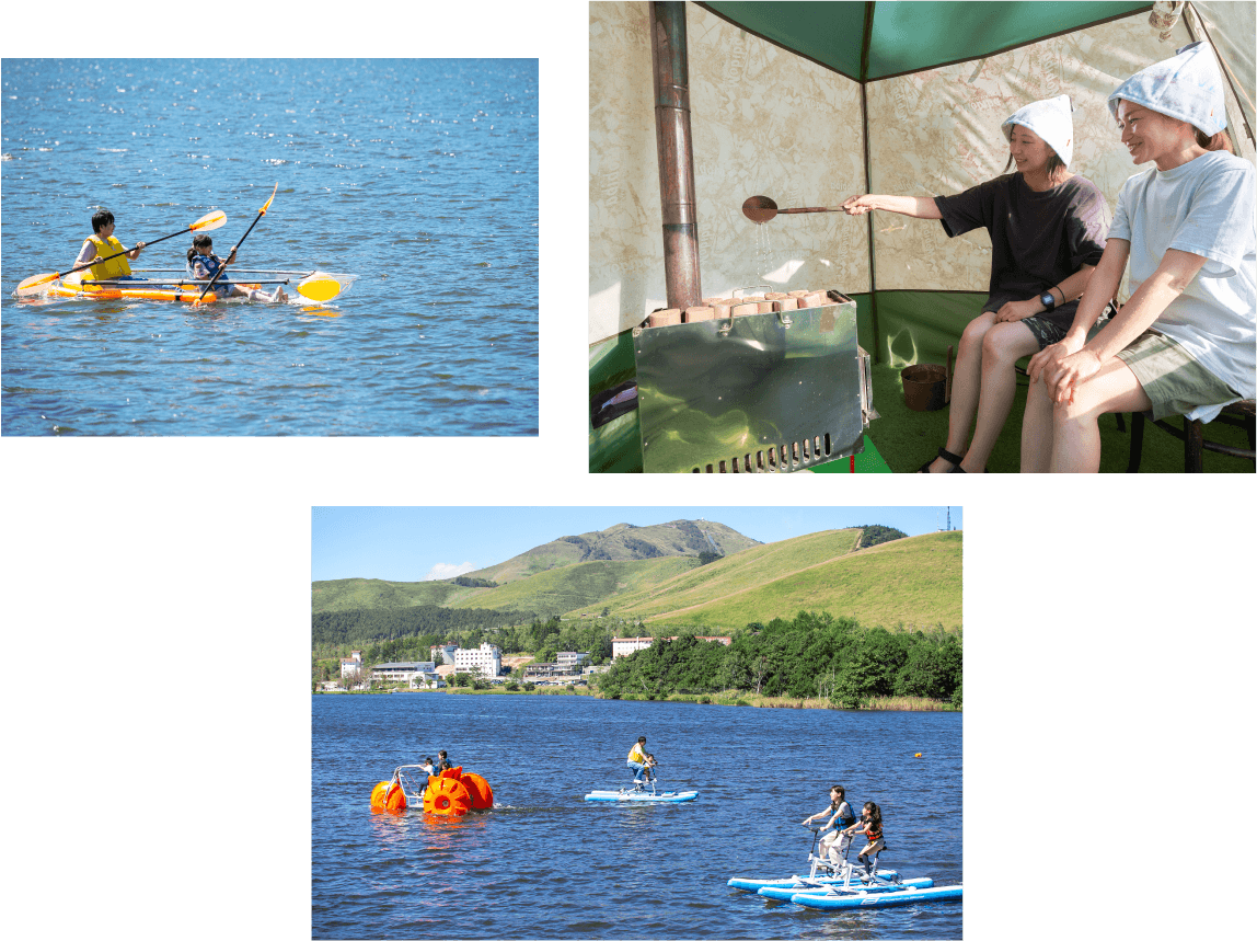 白樺湖でできるアクティビティを