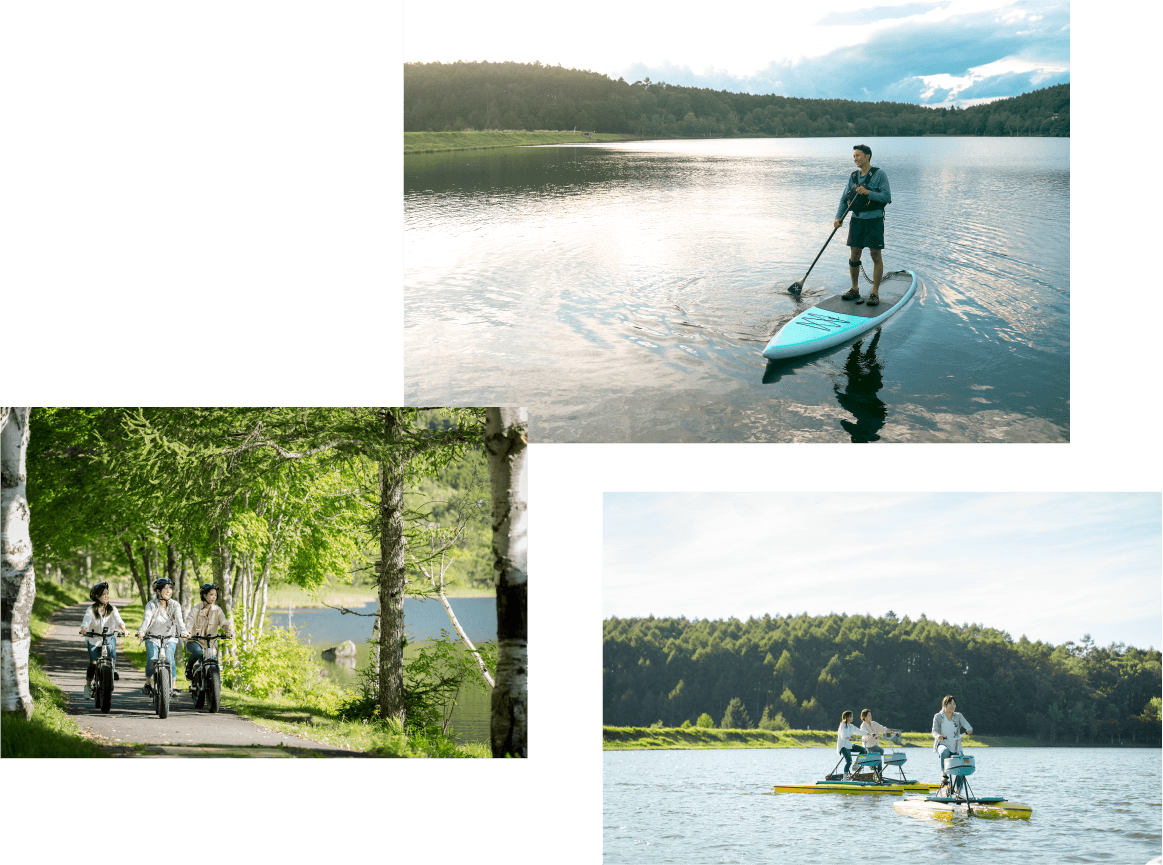 女神湖でできるアクティビティを