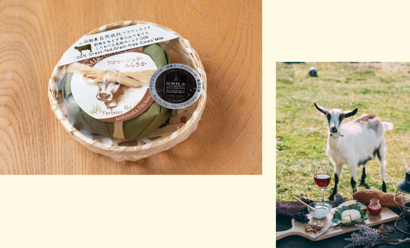 里山の恵みと季節の育み 世界に誇る三良坂フロマージュ