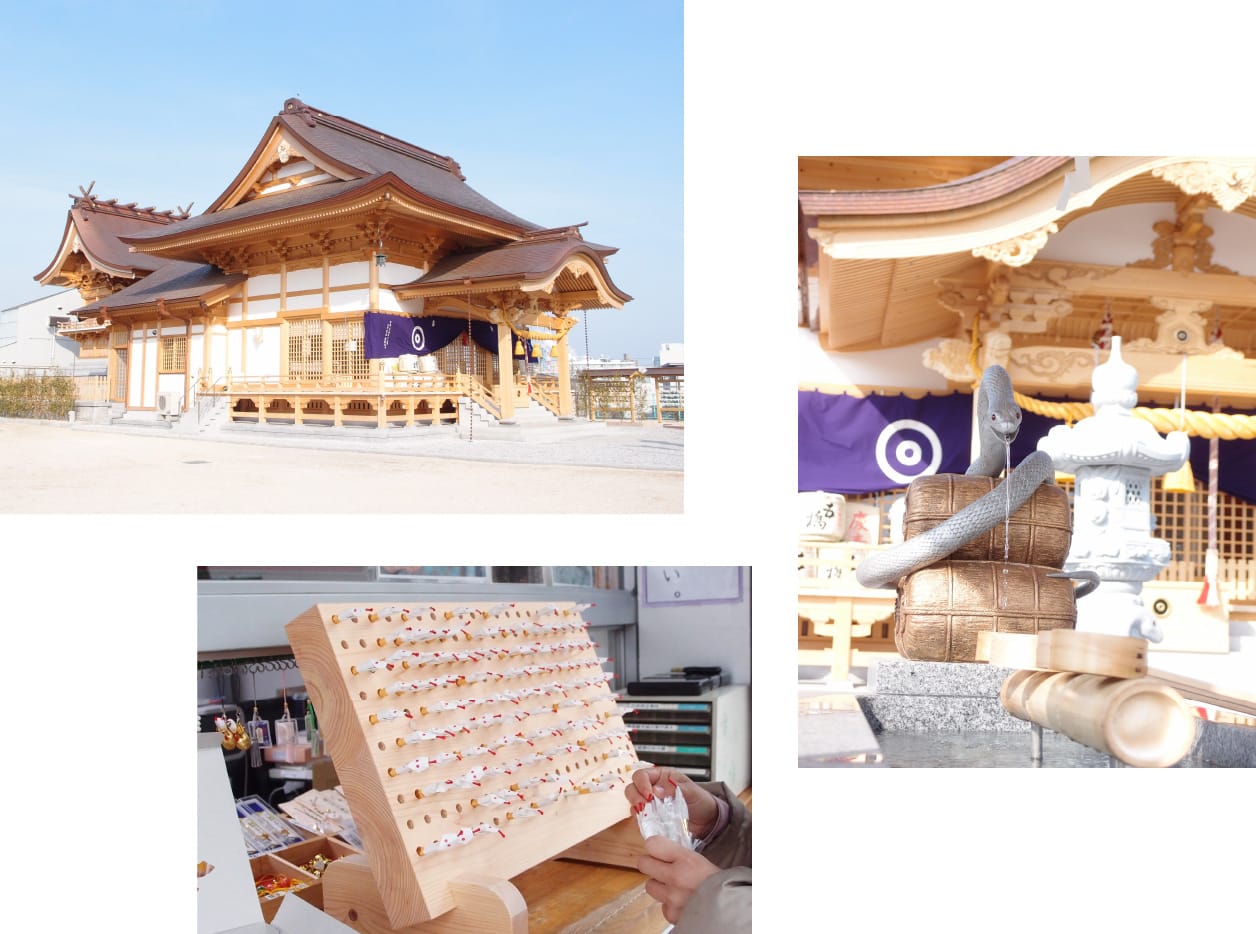 巳年の今年は注目度急上昇 多く参拝客が訪れる岩國白蛇神社