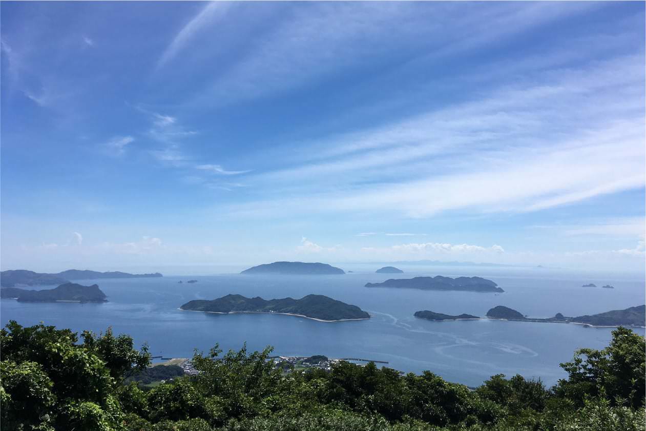 瀬戸内海を望む360度の大パノラマ 室津半島にそびえる大星山