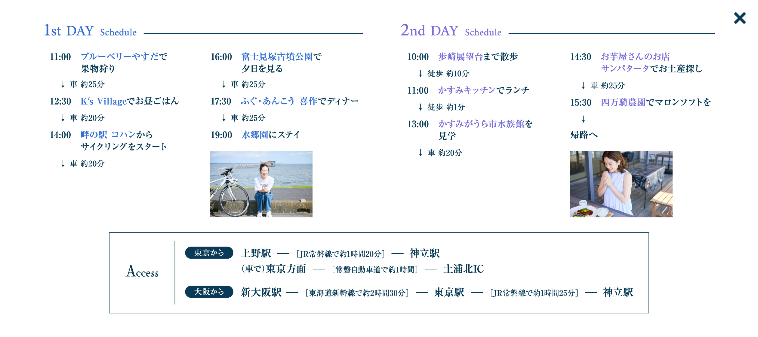 スケジュール&アクセス