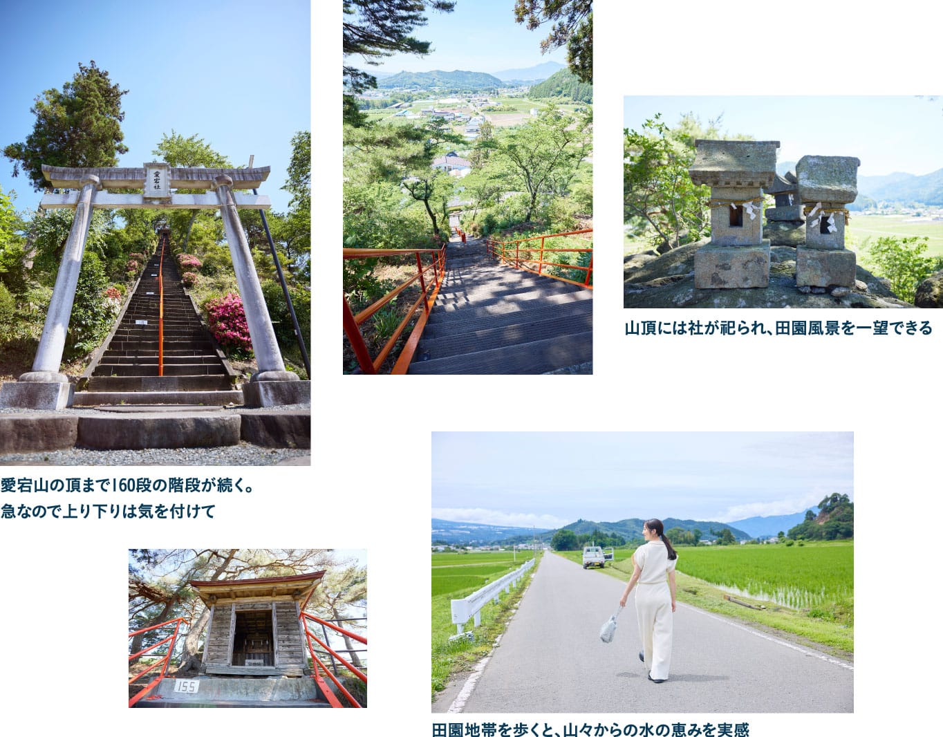田んぼの真ん中で大きく深呼吸 愛宕山（あたごやま）から田園風景を一望