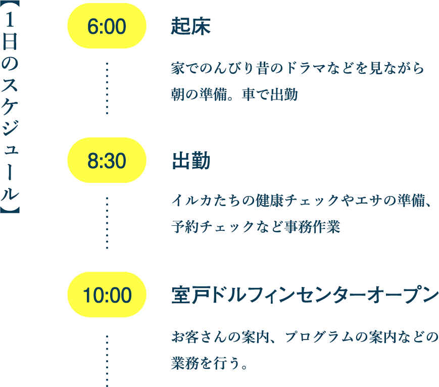【1日のスケジュール】