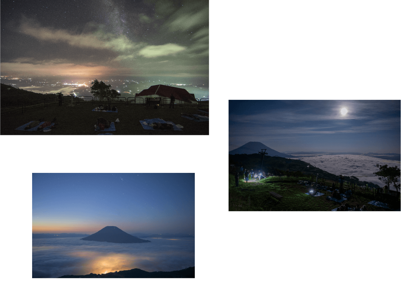 ちょっと夜ふかしして… ニセコアンヌプリ星空ピクニック