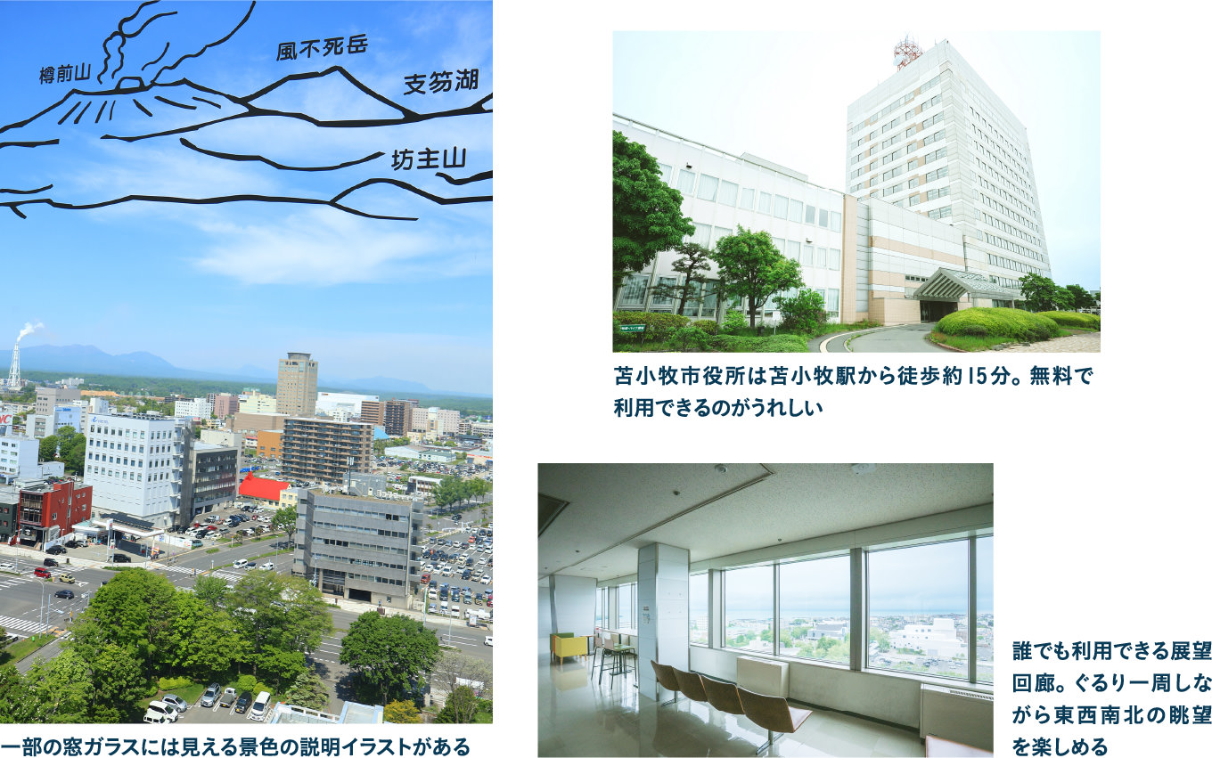 市庁舎12階展望回廊