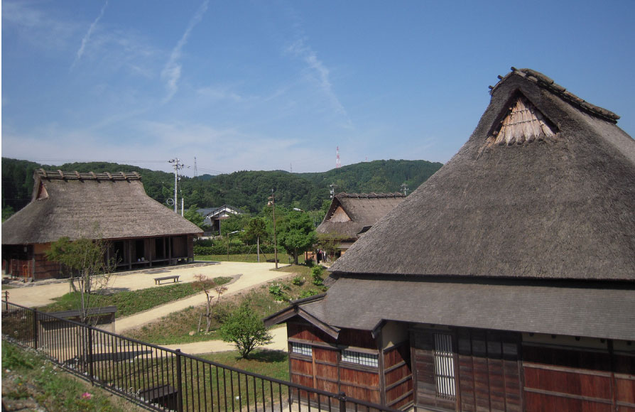 沢湯涌江戸村では「旧松下家住宅」や「旧山川家住宅」などを見学できる