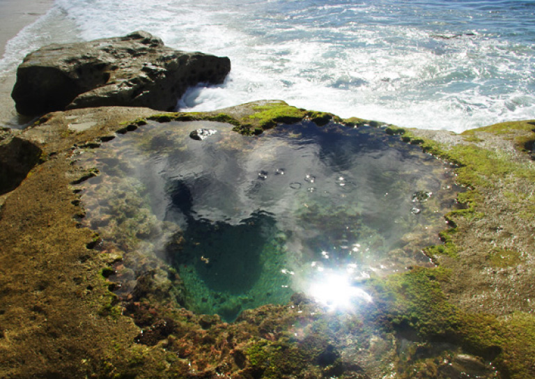 干潮時にパワースポット・ハートロックへ