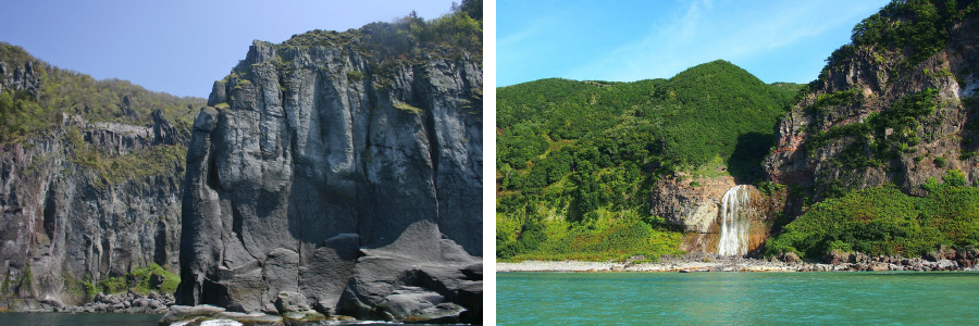 観光船で海から半島クルーズを楽しむ