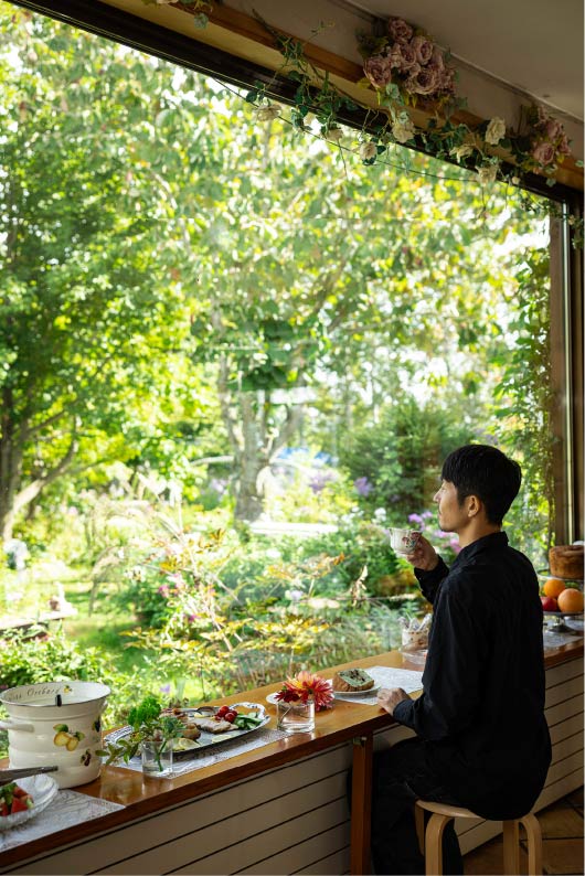 紫竹ガーデンの朝食ビュッフェ