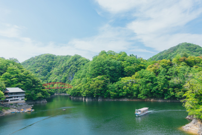 帝釈峡神龍湖