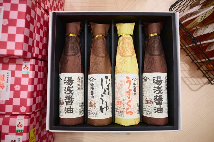 湯浅の醤油の詰め合わせセットはギフトにも人気