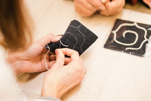 創る時間　刺繍体験