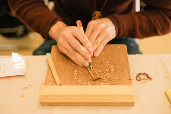 創る時間　木彫体験