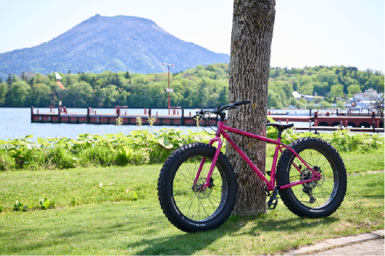 ファットバイクのレンタルも