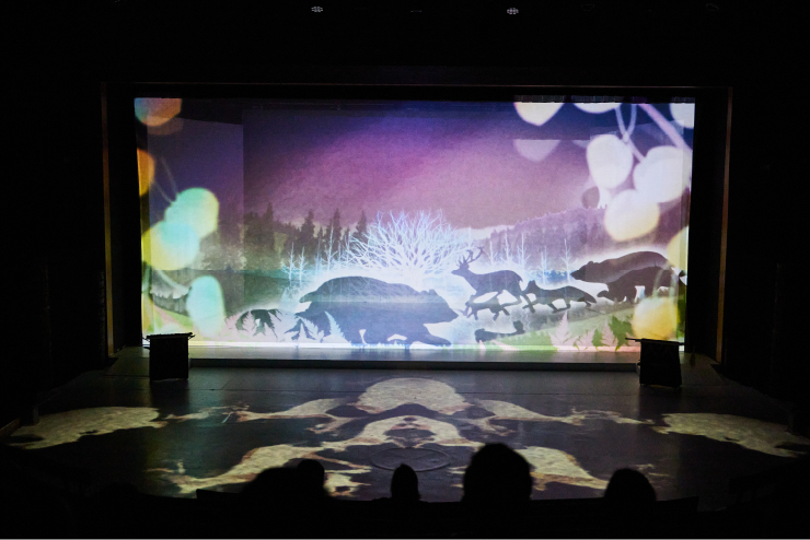 CG映像などを駆使し、アイヌの世界観を壮大なストーリーで表現した「満月のリㇺセ」