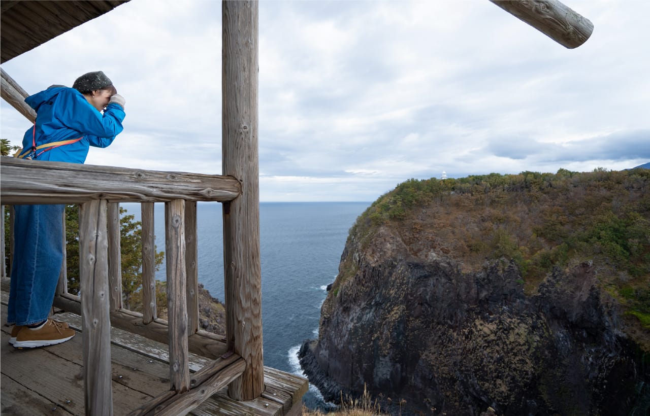 フレぺの滝からの海と大地の共演に感動