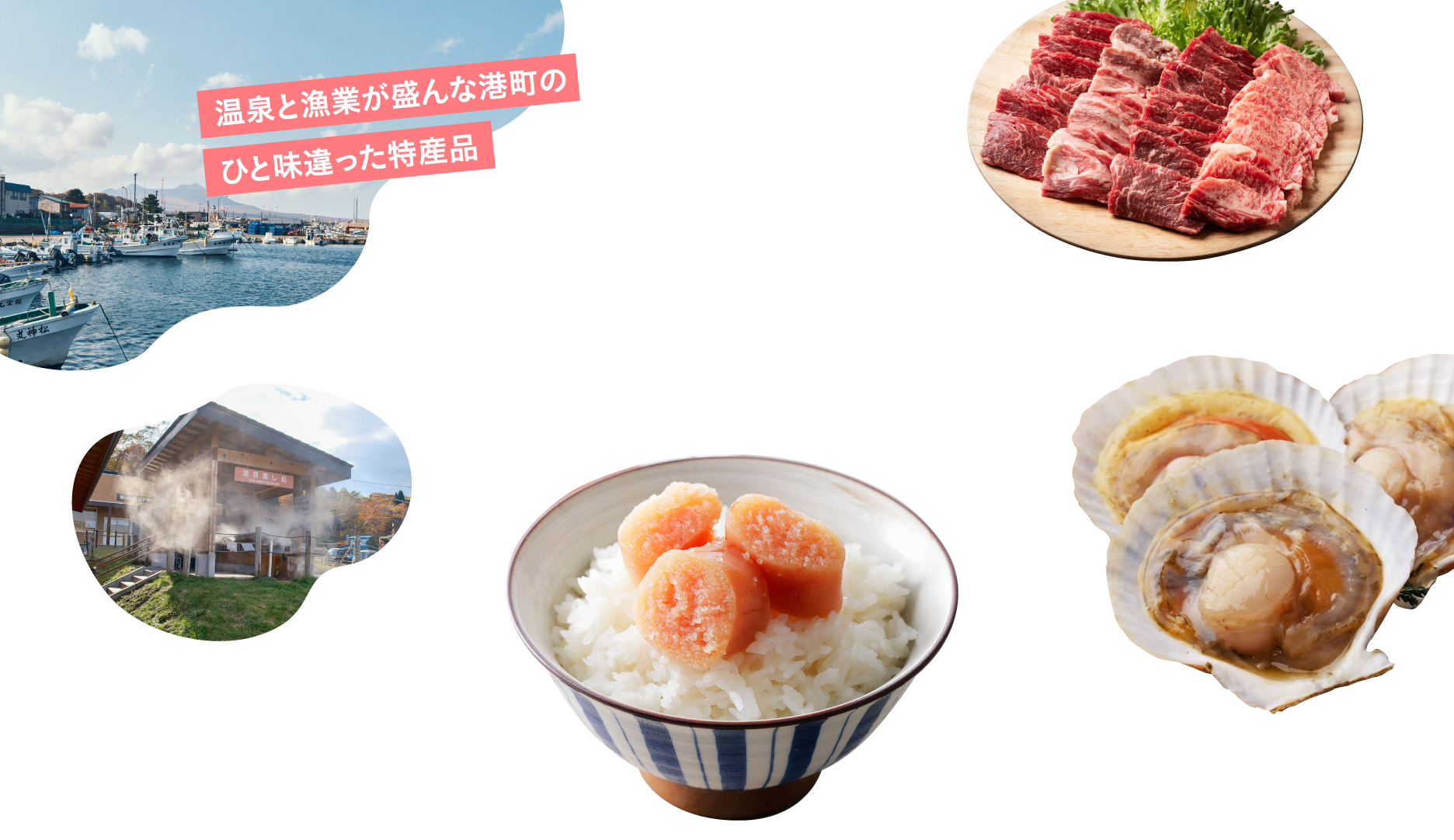 温泉と漁業が盛んな港町の ひと味違った特産品