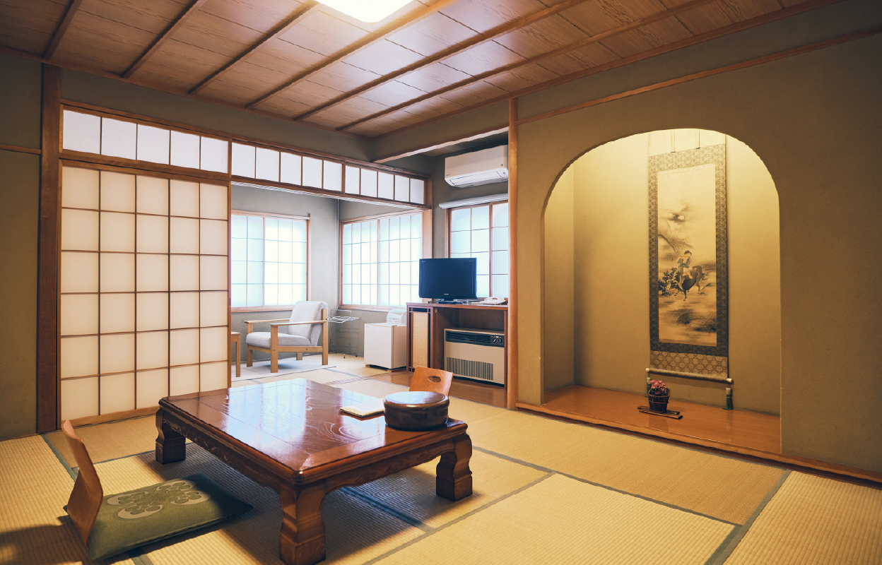 2～5名で利用できる部屋の一例（写真は「渚」）