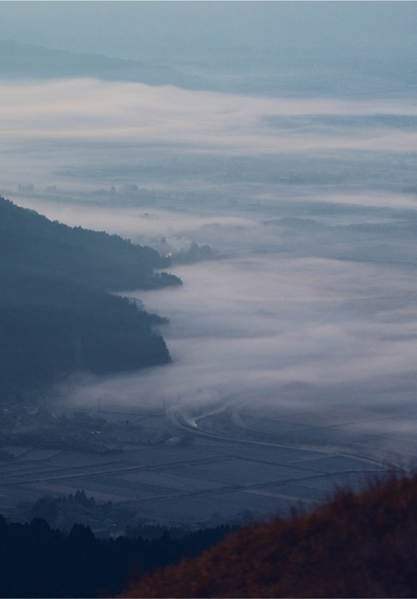 早朝の冷え込みが厳しいほど見事な雲海に出会えるそう