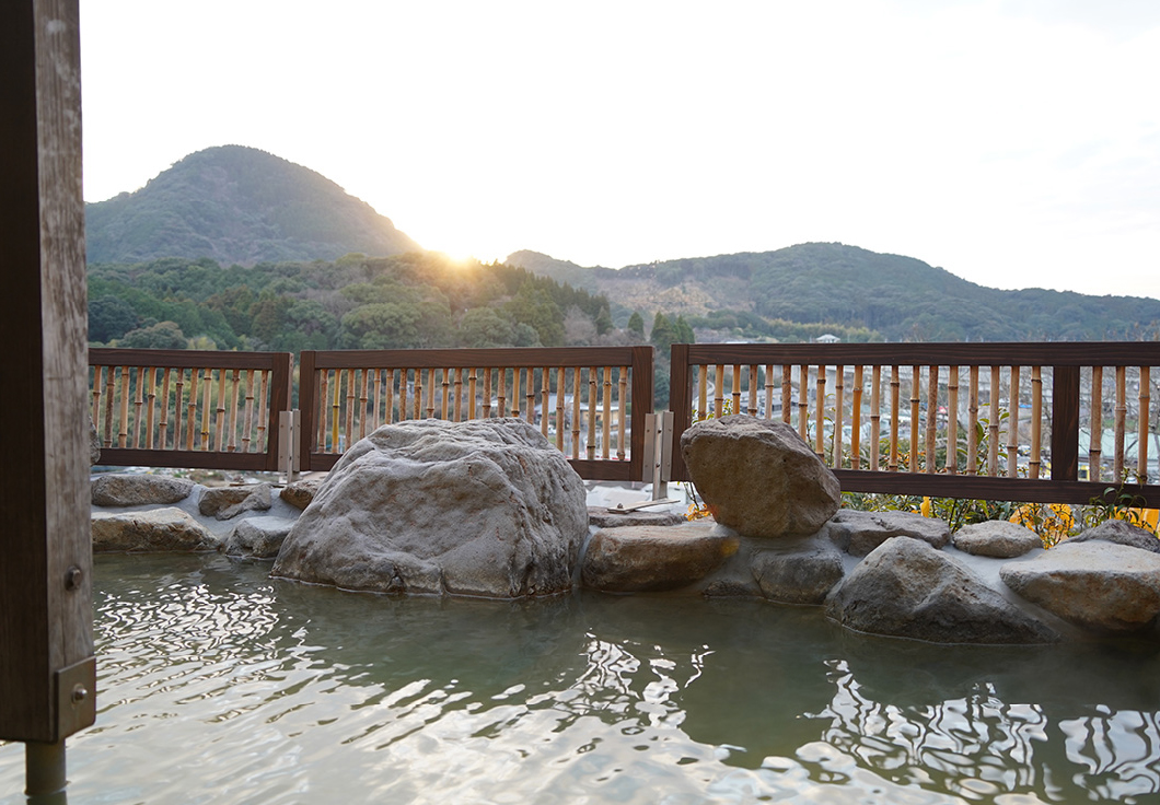 展望露天風呂は2室完備