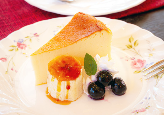 「とろーりバスク風チーズケーキ」600円