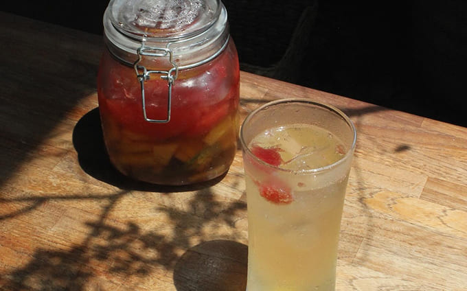 おしゃれなドリンクメニューも用意