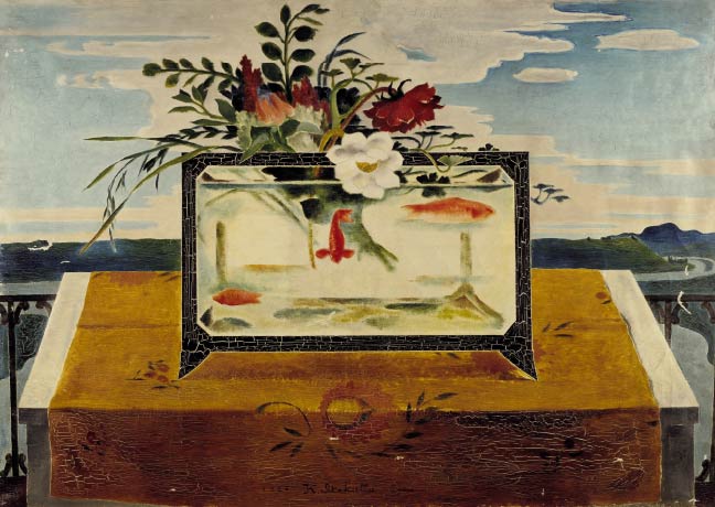 板倉鼎《金魚》1928年