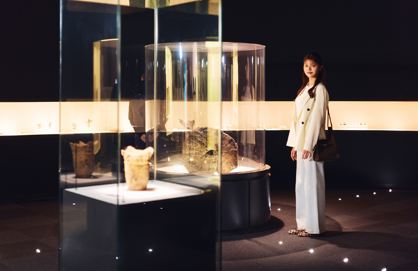 「さんまるミュージアム」では約1,700点の出土品を展示。そのうち600点が国の重要文化財
