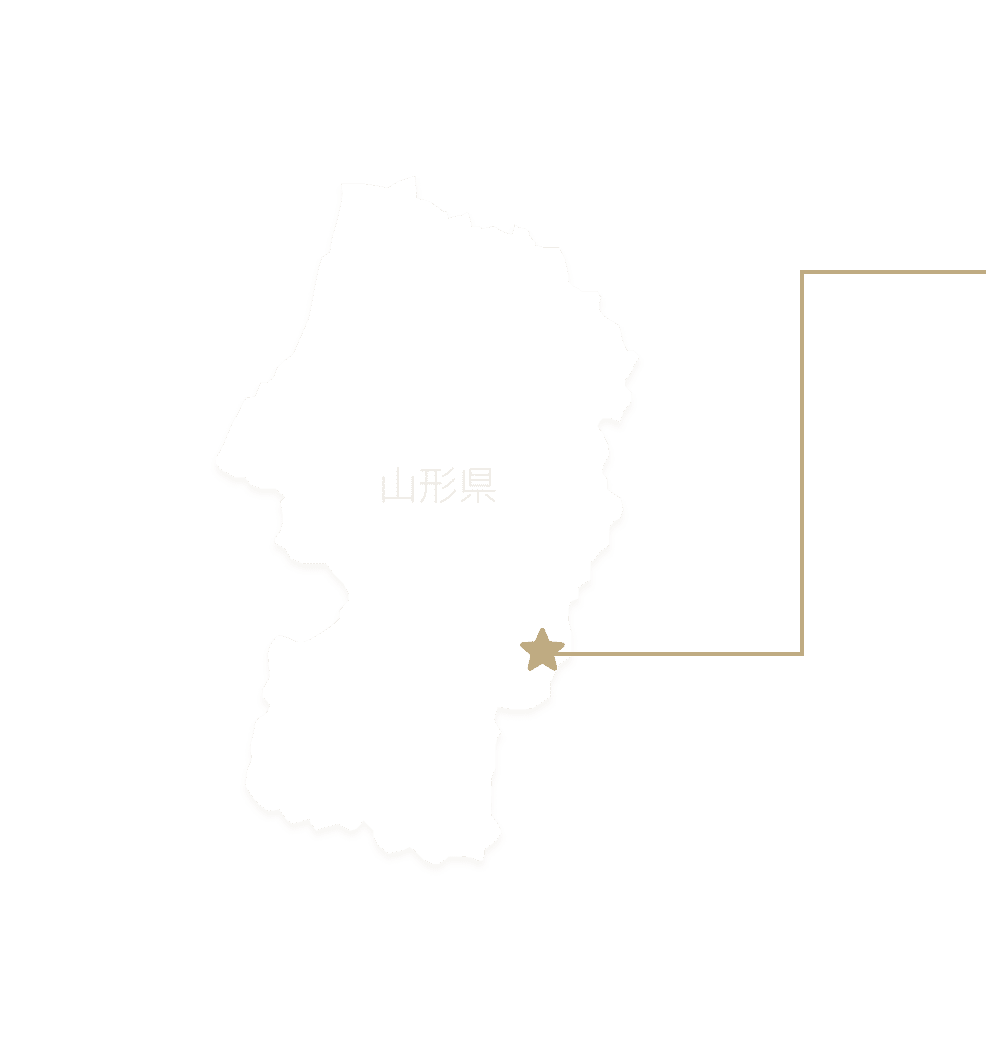 蔵王温泉の位置を示した地図