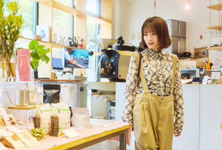 辻󠄀本珈琲の店内