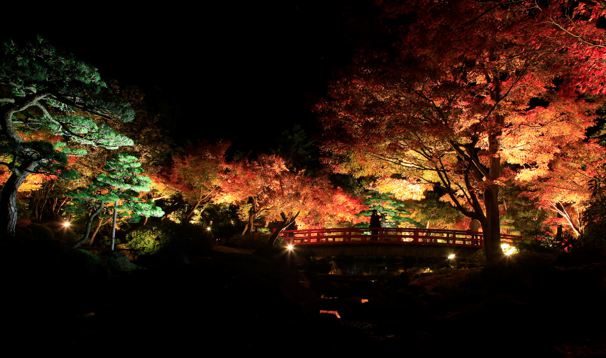 朱色の赤橋