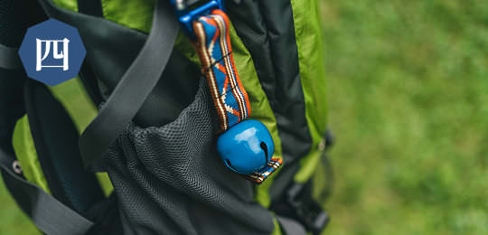 熊避けグッズ(熊鈴)の写真