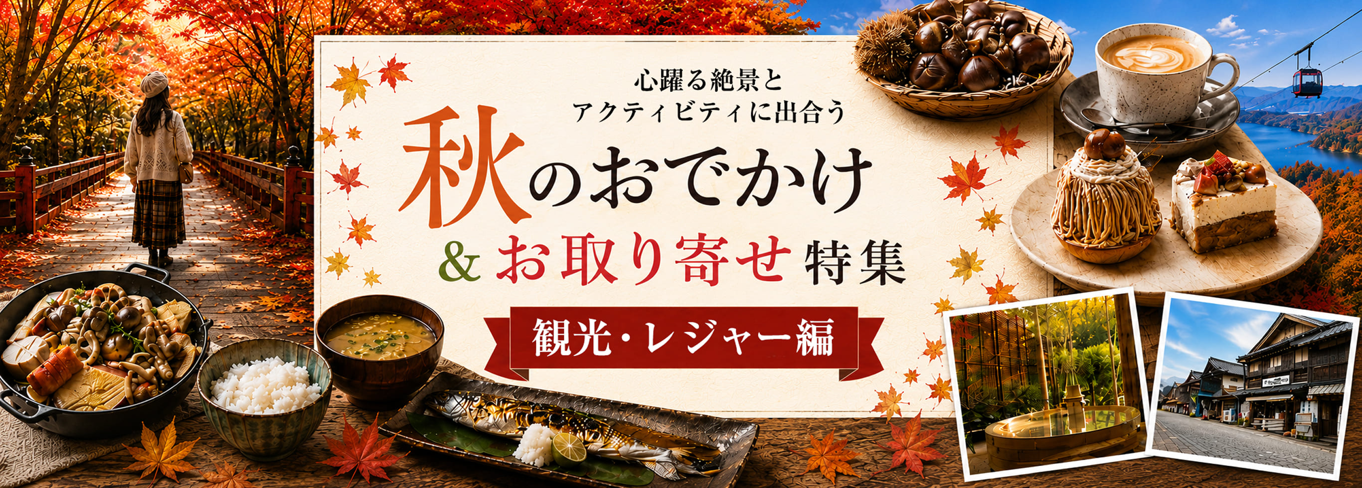 心踊る絶景とアクティビティに出合う 秋のおでかけ＆お取り寄せ特集 観光・レジャー編