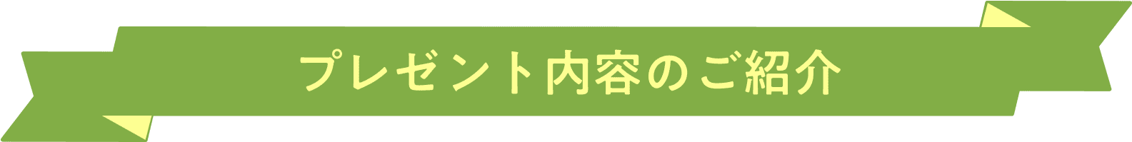 プレゼント内容のご紹介