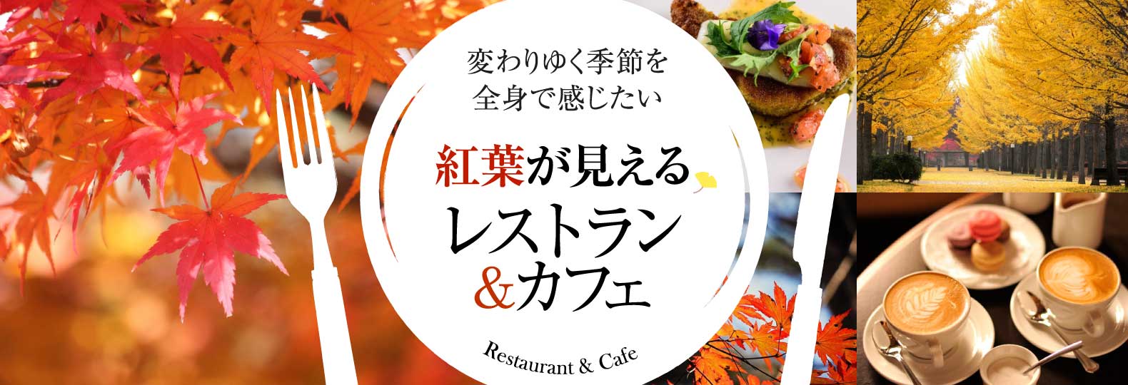 変わりゆく季節を全身で感じたい 紅葉が見えるレストラン&カフェ