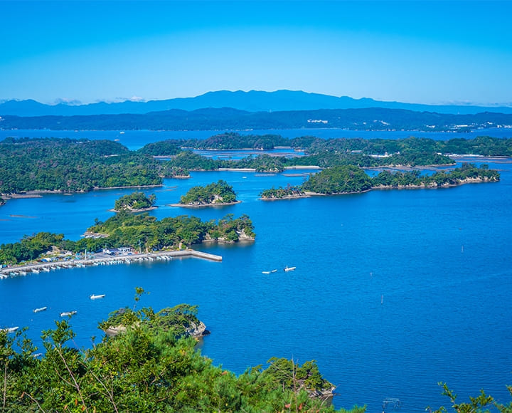 日本三景「松島」の絶景を一望、松島温泉（宮城）