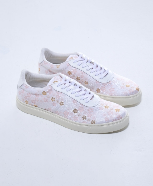 C009_STANDARD　白地金小桜散らし