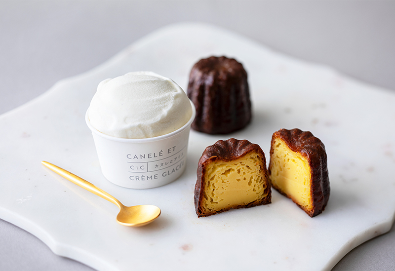 CANELÉ ET CRÈME GLACÉE カヌレとアイス