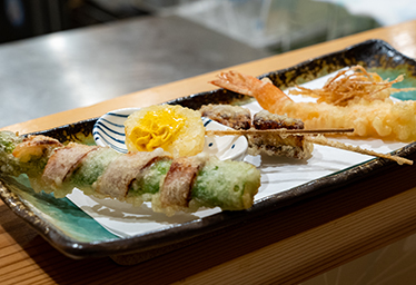 天ぷらとワイン 加治木